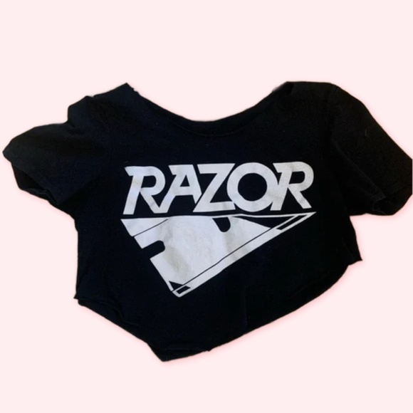 Razor Size Small Cut Up Shirt - Picture 1 of 3